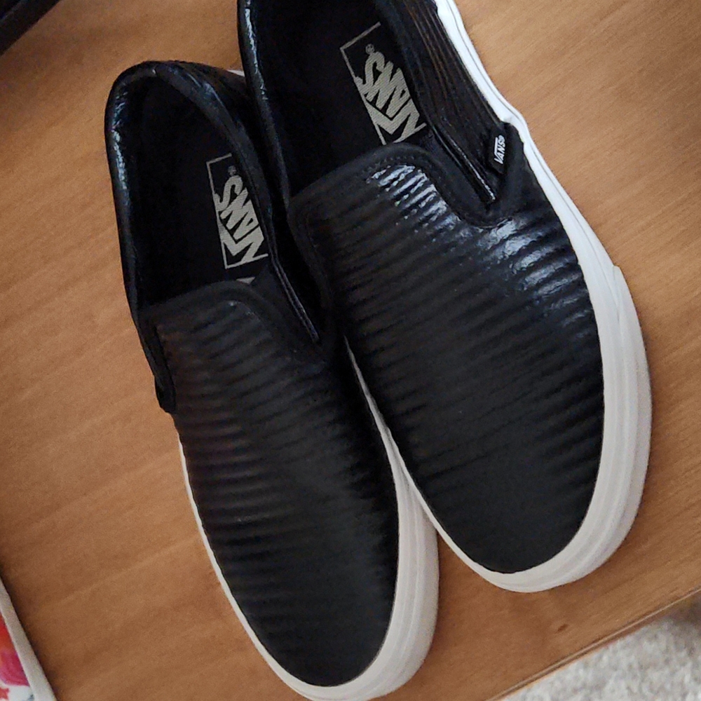 Vans Sneakers black with white sole
